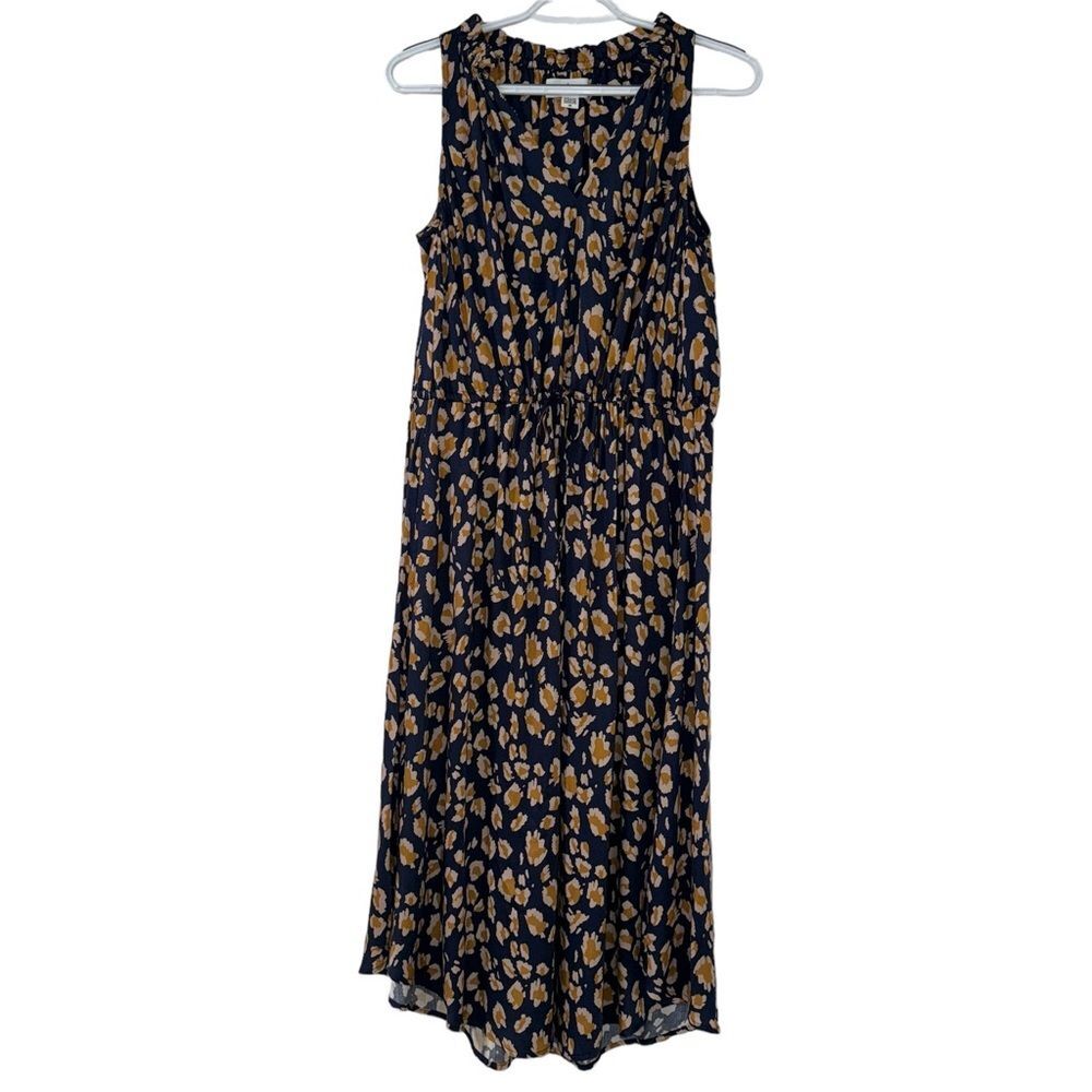 Velvet by Graham & Spencer Women's Adarah Printed Midi Cinched Dress XS Viscose